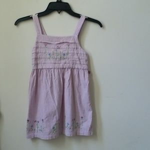 Mc Kids Girls Dress Size 5 Sleeveless Cotton Summer Floral Casual Every Day